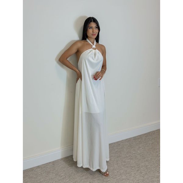 Vestido Frente Única Naiara Branco