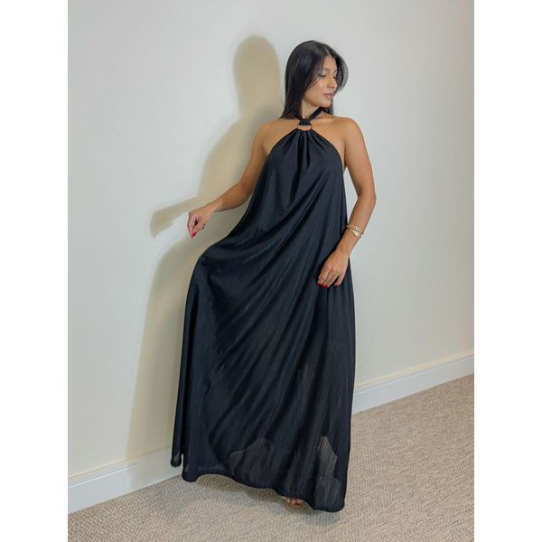 Vestido Frente Única Naiara Preto