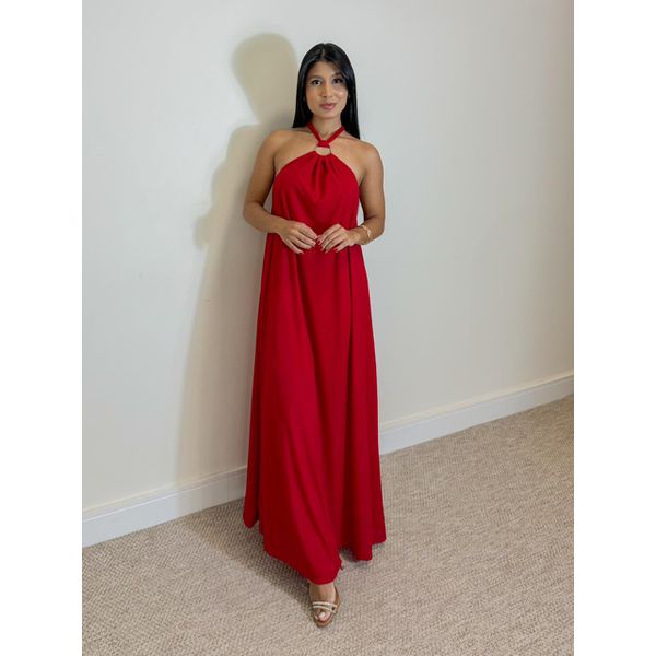 Vestido Frente Única Naiara Vermelho