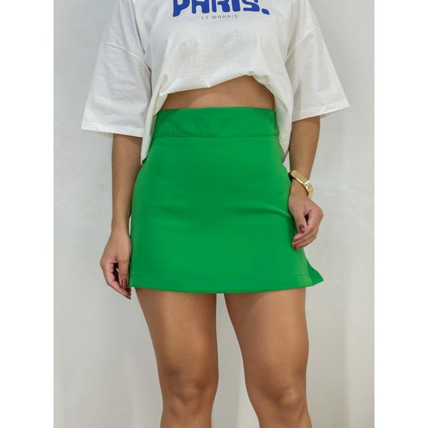 Short Saia Bianca Verde