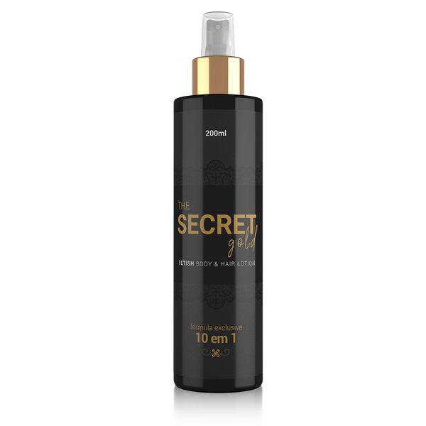 Body splash Elixir da Sedução The Secret Gold 10 em 1 - 200ml