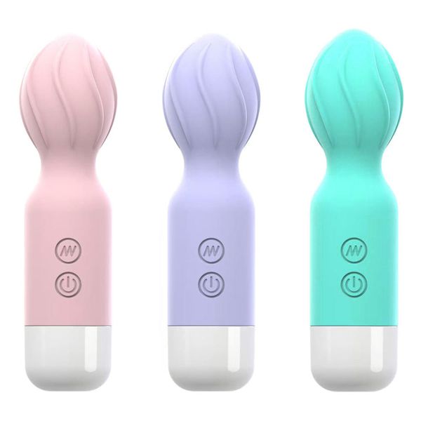 Vibrador Mini Varinha Mágica Recarregável -18 modos de vibração