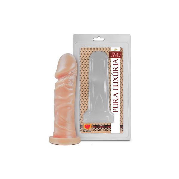 Dildo Pênis Realístico Maciço - 15,3cm X 4cm