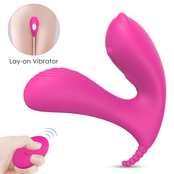 Vibrador Casal Para Calcinha S083 com Controle - Recarregável 9 modos de vibração 