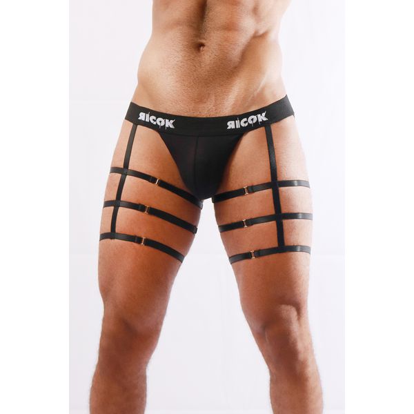 Cueca Ricok 3 Ligas Id! PRETA 