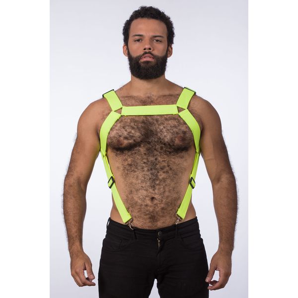 Harness Bulldog - Verde Neon 