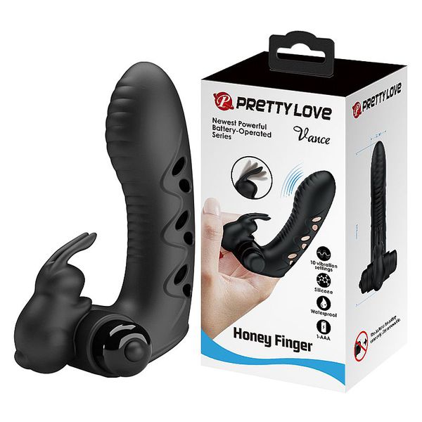 Dedeira com Vibrador - Vance Pretty Love Silicone 