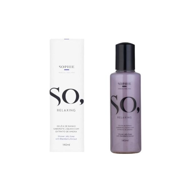Geléia de Banho - Sabonete líquido com extrato de amora - So Relaxing - Sophie 140ml
