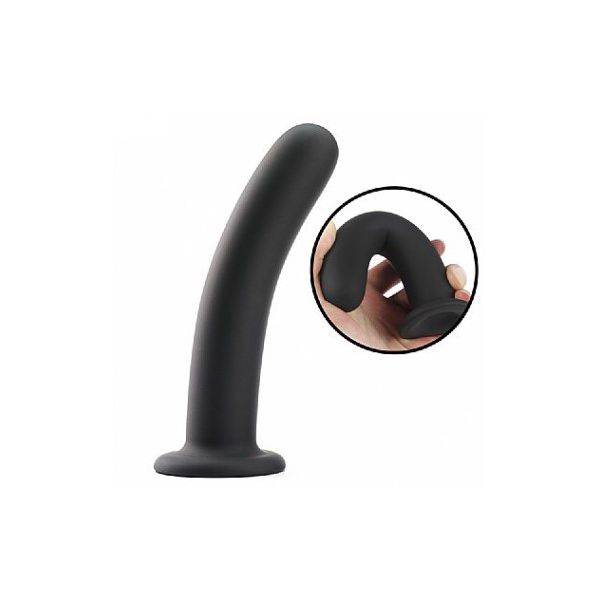 Plug Anal Reto com Ventosa - Tamanho 15.0x3.0