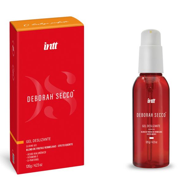 Gel Lubrificante Íntimo Intt E Deborah Secco - sabor frutas vermelhas