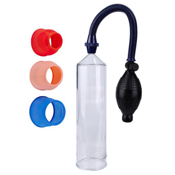 Bomba Peniana Manual - Pêra Fume - Para Exercício de Desenvolvimento Peniano 