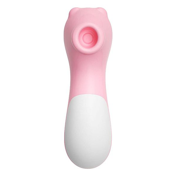 Vibrador Sugador de clitóris Urso - Recarregável 10 modos de pulsação 