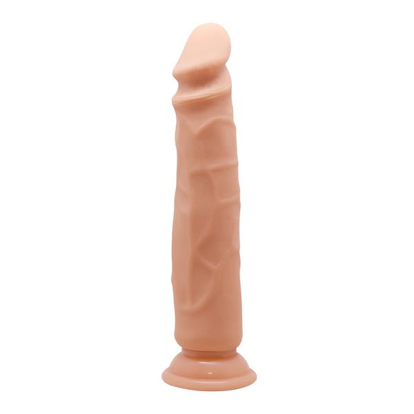 Dildo Pênis Realístico 25,4cm x 4,2cm possui vertebras dobráveis - com Ventosa