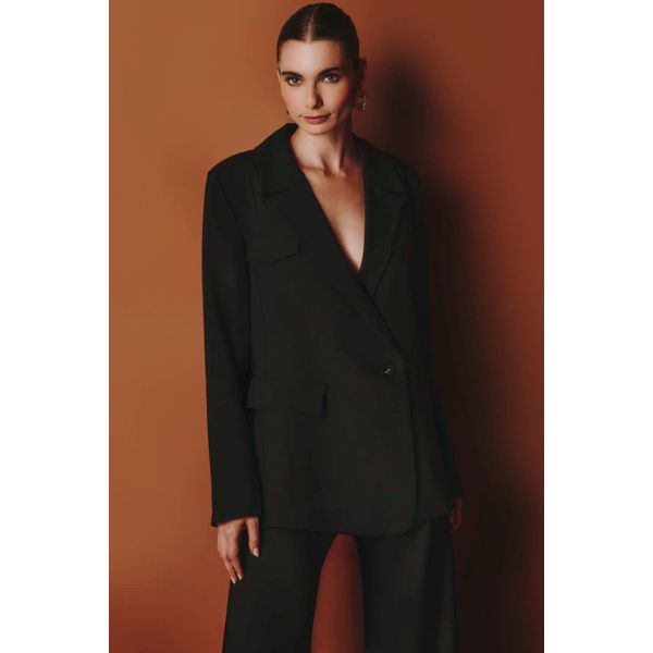 BLAZER GAIA ALFAIATARIA PRETO