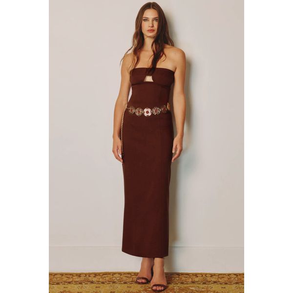 VESTIDO KIARA ALFAIATARIA MIDI (não acompanha o cinto)