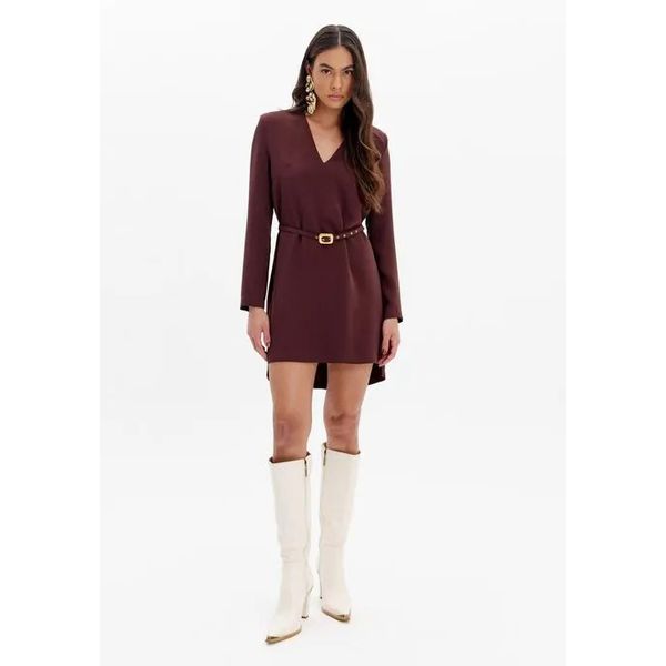 VESTIDO CURTO MANGA LONGA