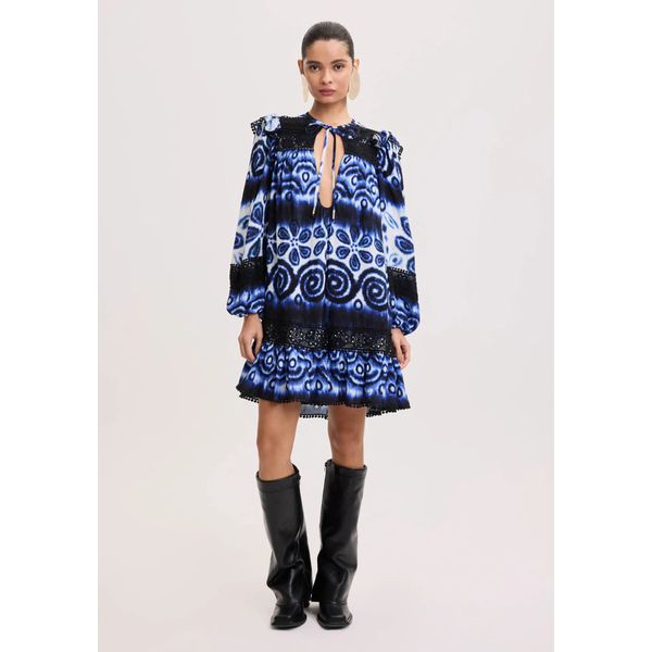 VESTIDO MANGA LONGA AMARANTE