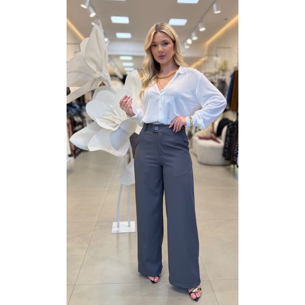 CALÇA FANCY CINZA CHUMBO