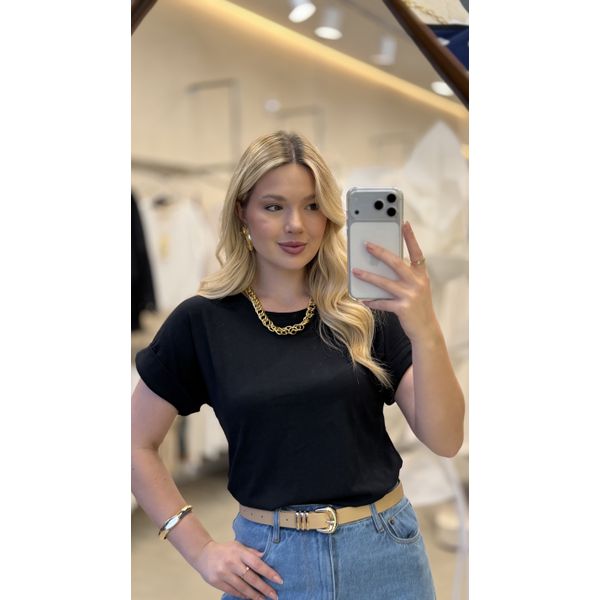 TEE LISA PRETO