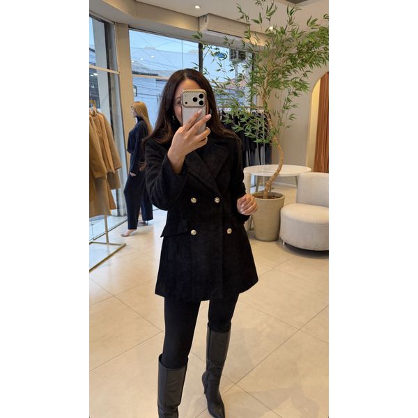 CASACO BLAZER PRETO
