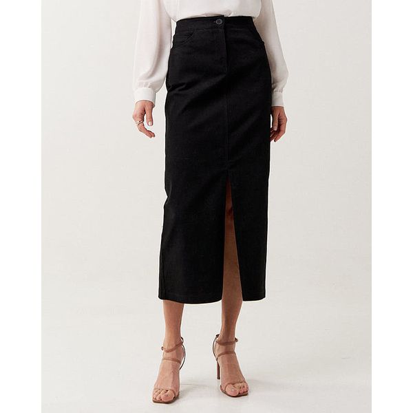 Saia sarja preta shop midi