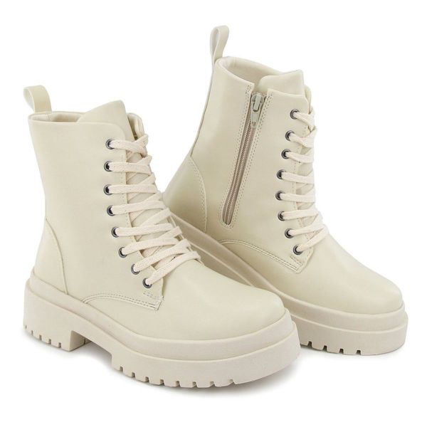 Bota Feminina Livia - Off White