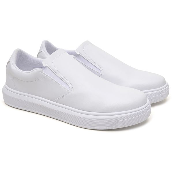 Slip On Masculino Milano - Branco