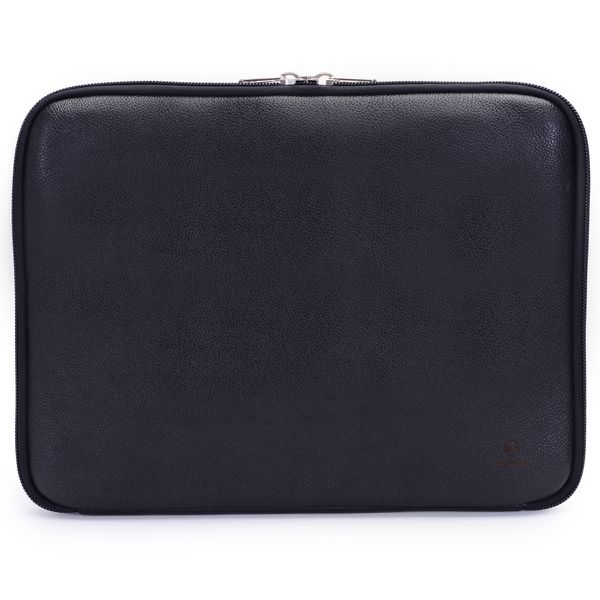 Capa Para Notebook Case Em Couro Legitimo Bovino Original Preto