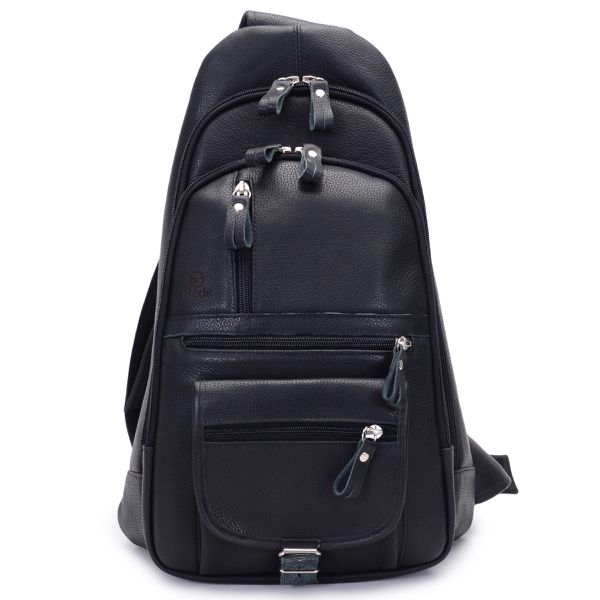 Mochila em Couro Original Modelo Speed Mini Preta.
