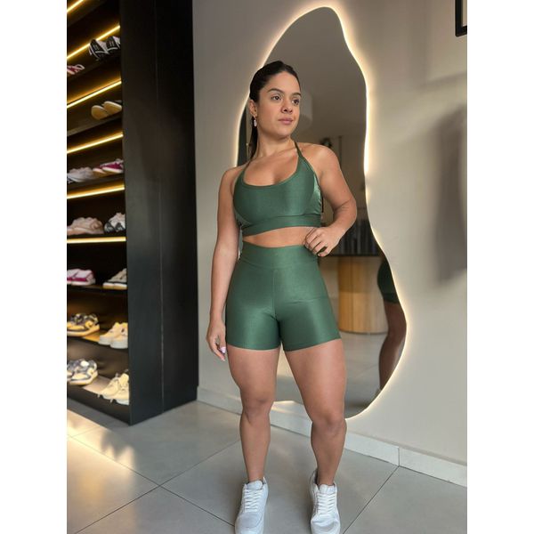 Conjunto Short Alice Verde Musgo