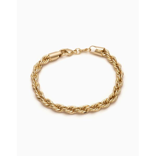 Pulseira Cordão Baiano Banhado a Ouro