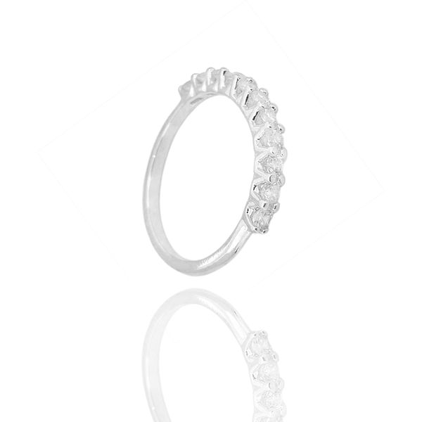 Anel Aparador New York Cristal Prata 925
