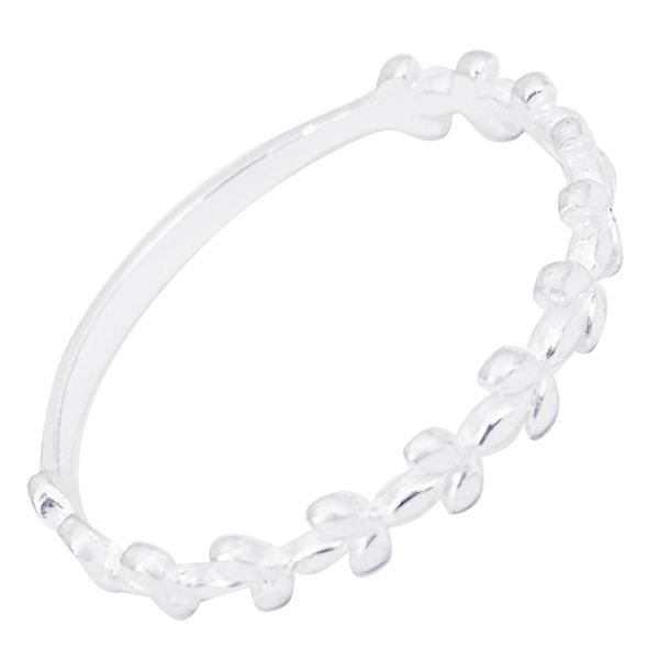 Anel Micro Folhas Prata 925