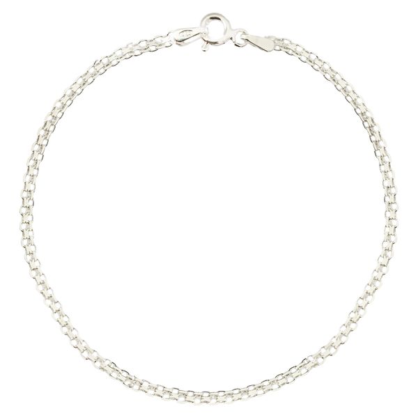 Pulseira Corrente Esteira Marina 2mm 18cm Prata 925