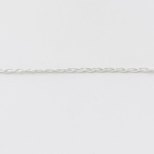 Pulseira Trançada Rabo De Rato Prata 925
