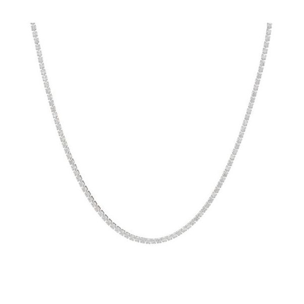 Choker Riviera 2,5mm Prata 925
