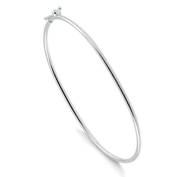 Bracelete Fio Redondo 1mm Prata 925