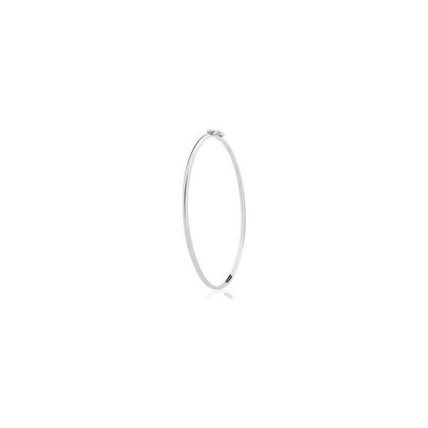 Bracelete Fio Quadrado 1mm Fechado Prata 925