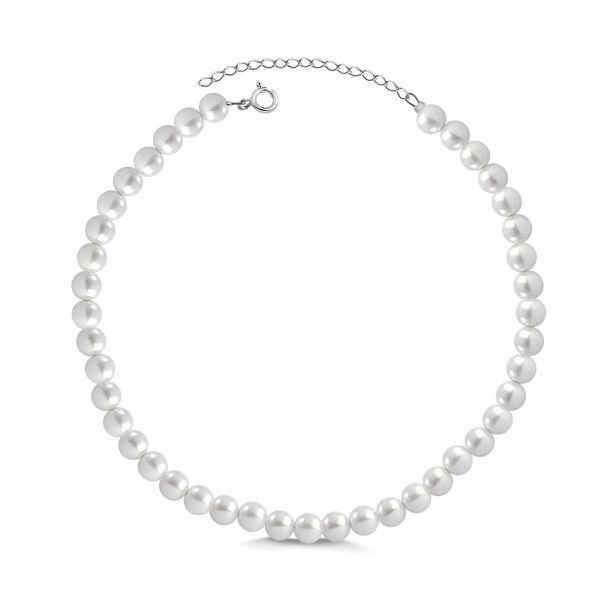 Pulseira Pérolas 6mm Prata 925