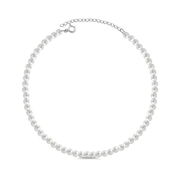 Pulseira Pérolas 4mm Prata 925