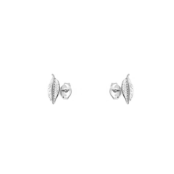 Brinco Folha 0,9mm Prata 925 