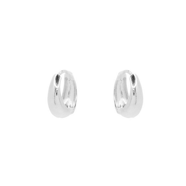 Brinco Argolinha Helena M 1,3cm Prata 925