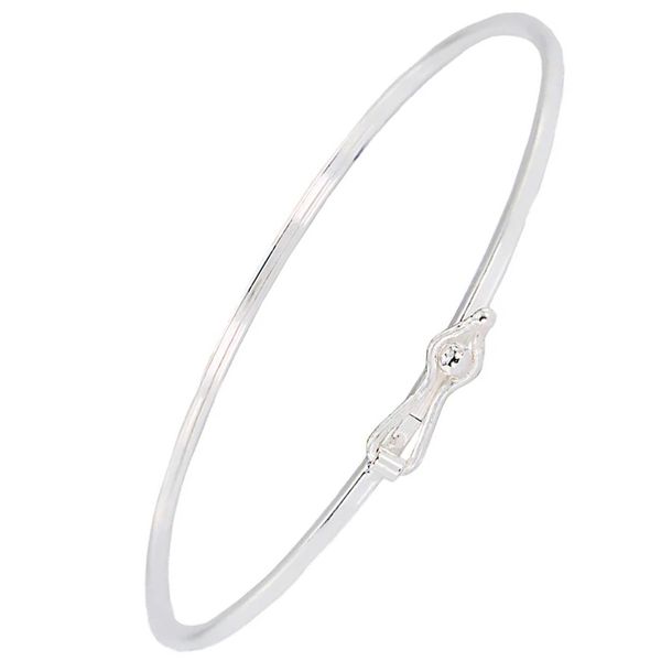 Choker Aro Liso Fio Quadrado Prata 925