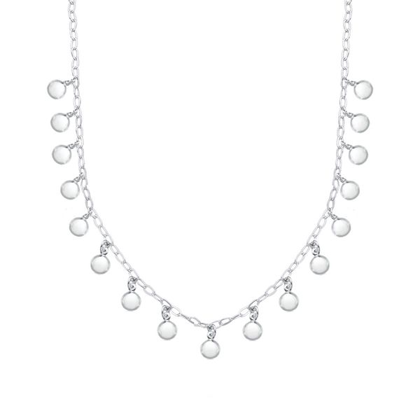 Choker Medalhas Abauladas Prata 925