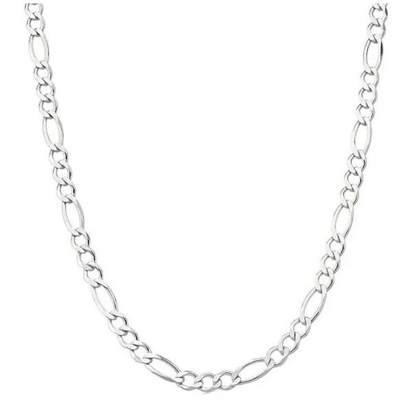 Corrente Masculina 3x1 4mm 60cm Prata 925