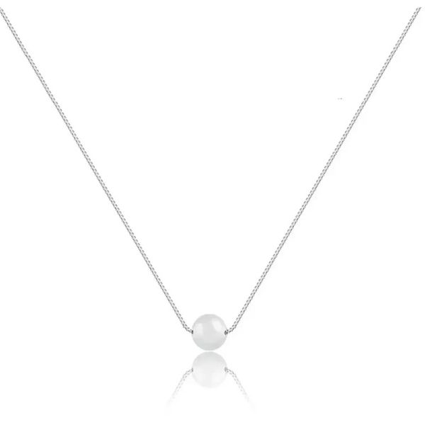 Colar Esfera Única 6mm Prata 925