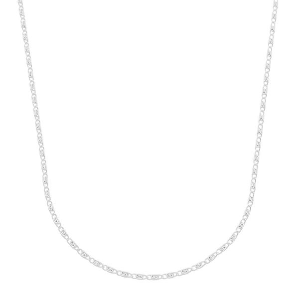 Choker Corrente Caracol 2mm Prata 925