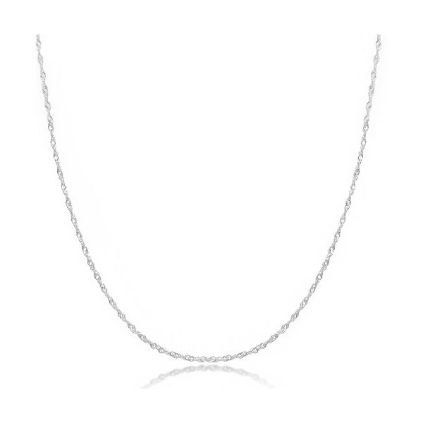 Colar Singapura 1,5mm 60cm Prata 925