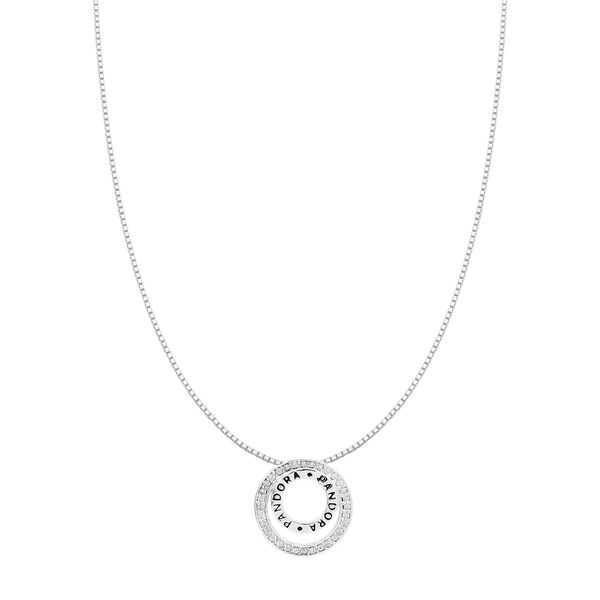 Colar Pandora Inspiração 45cm Prata 925