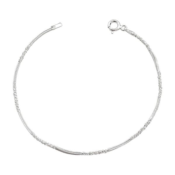 Pulseira Corrente Texturizada Prata 925